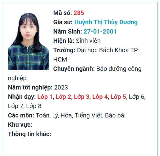 gia sư nhân đức