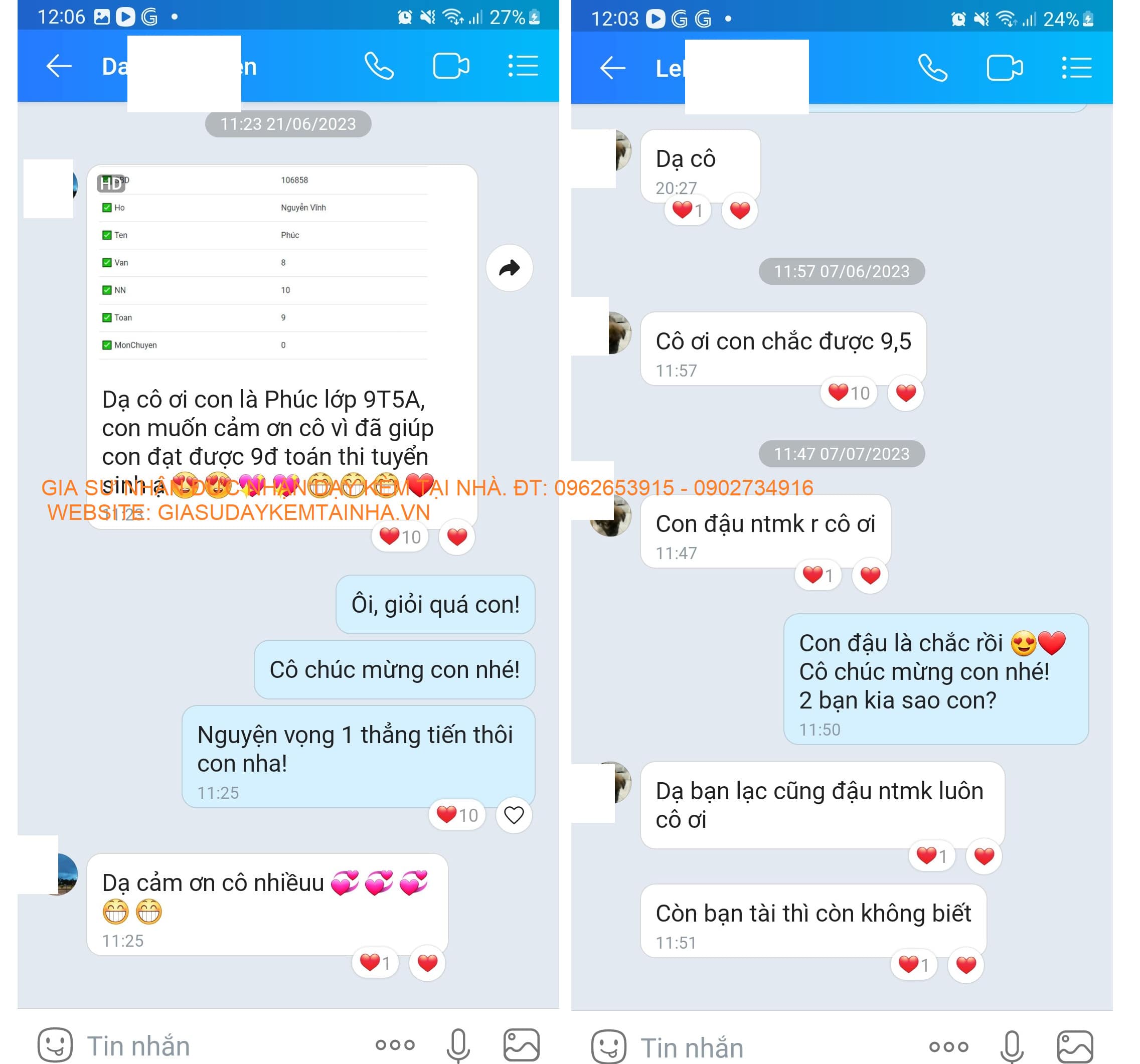 KẾT QUẢ HỌC SINH ĐÃ ĐẠT