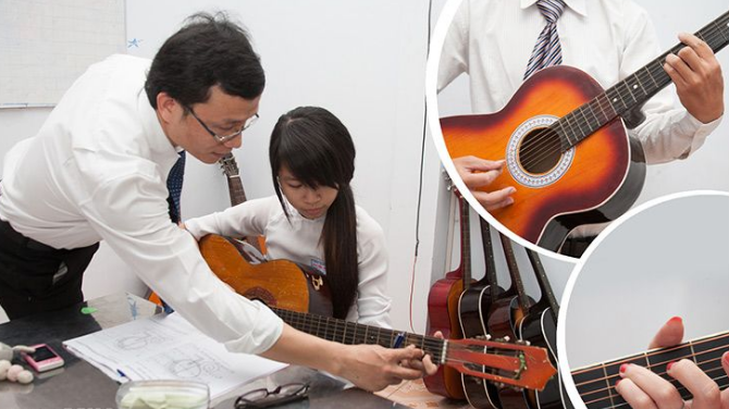 gia sư dạy đàn guitar