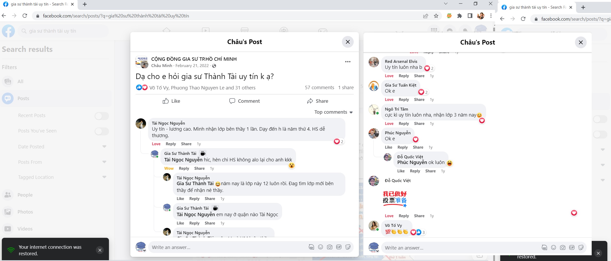 trung tâm gia sư thành tài có uy tín không